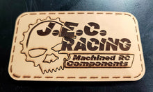 J.E.C Racing custom leather patches
